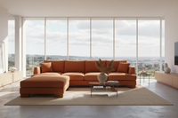 Trinity Fabric Lounge with Ottoman