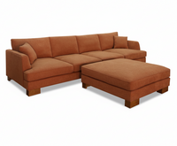Trinity Fabric Lounge with Ottoman