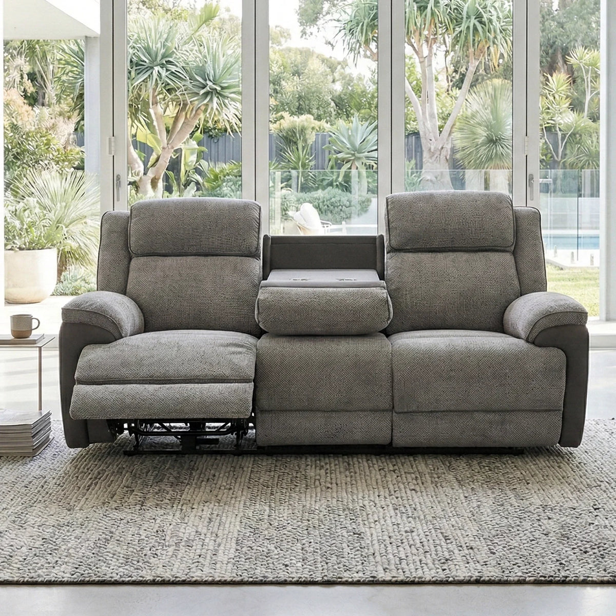 Tennessee 2 Seater Electric Recliner with Console