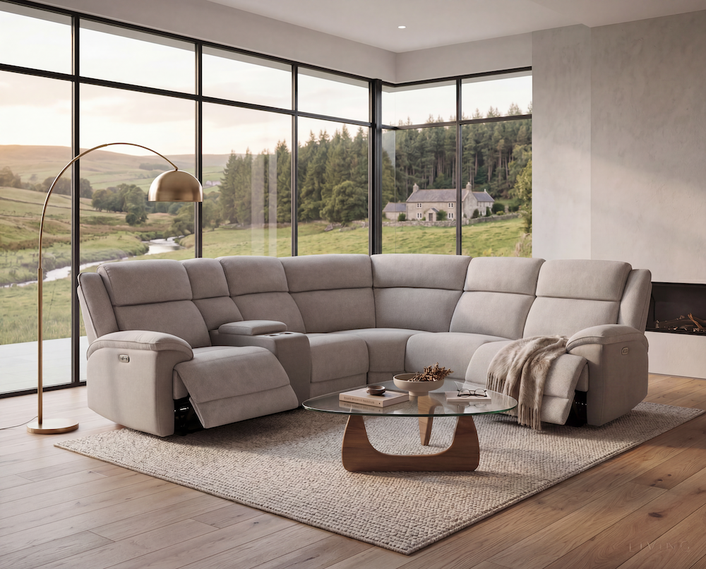 Tennessee Electric Corner Twin Recliner Lounge