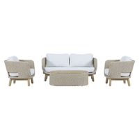 Fortuna 4 Piece Outdoor Lounge Set
