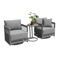 Chicago 3-Pce Swival Outdoor Set