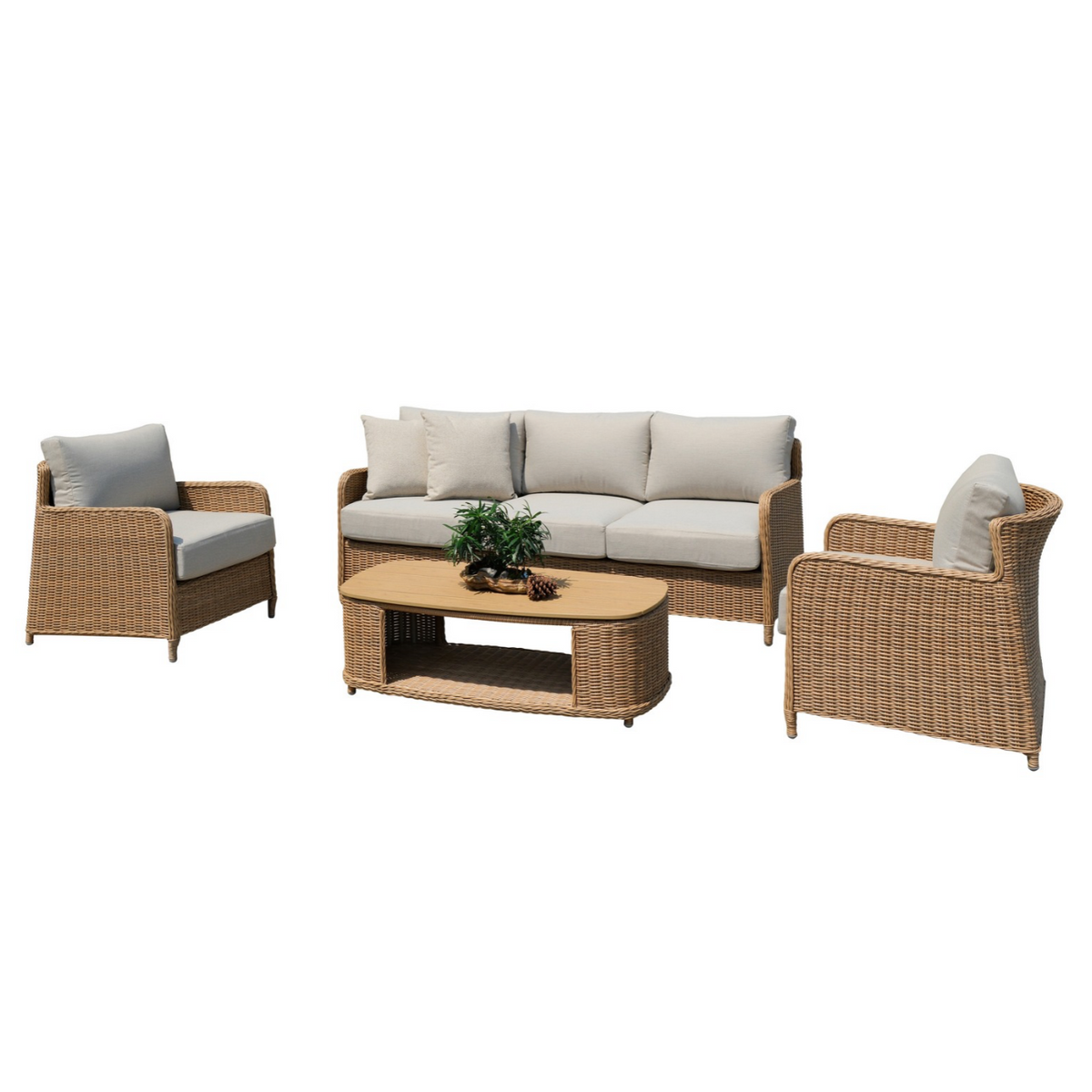 Florence 4-Piece Outdoor Lounge Set