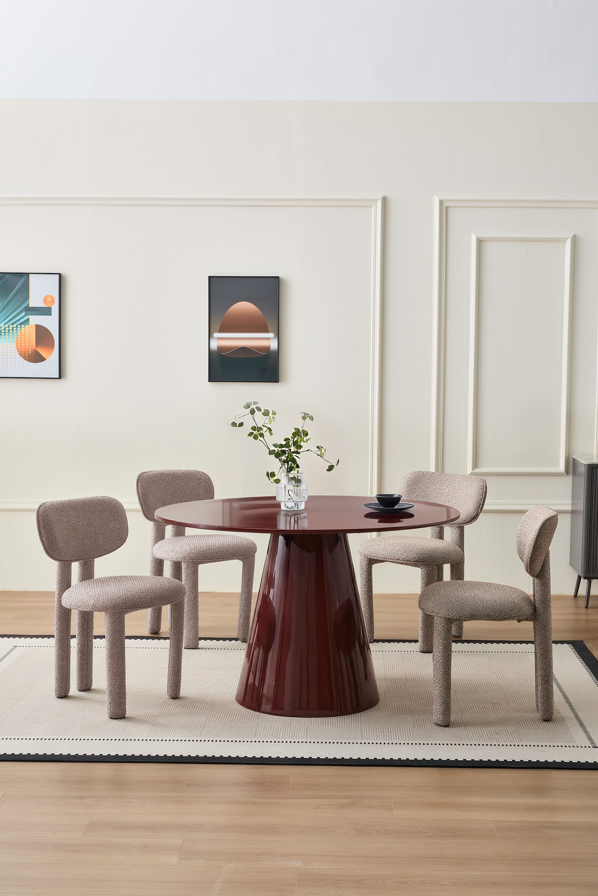 Fuego 5 Pce Round Dining Suite