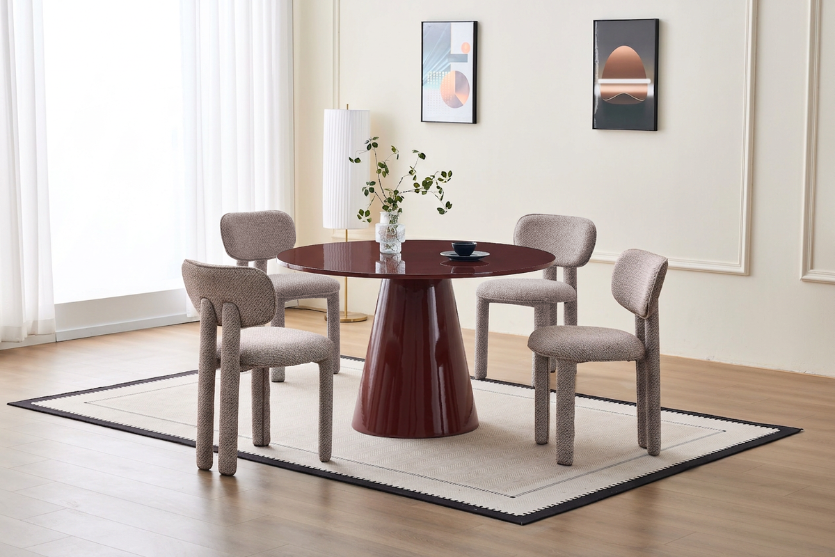 Fuego 5 Pce Round Dining Suite