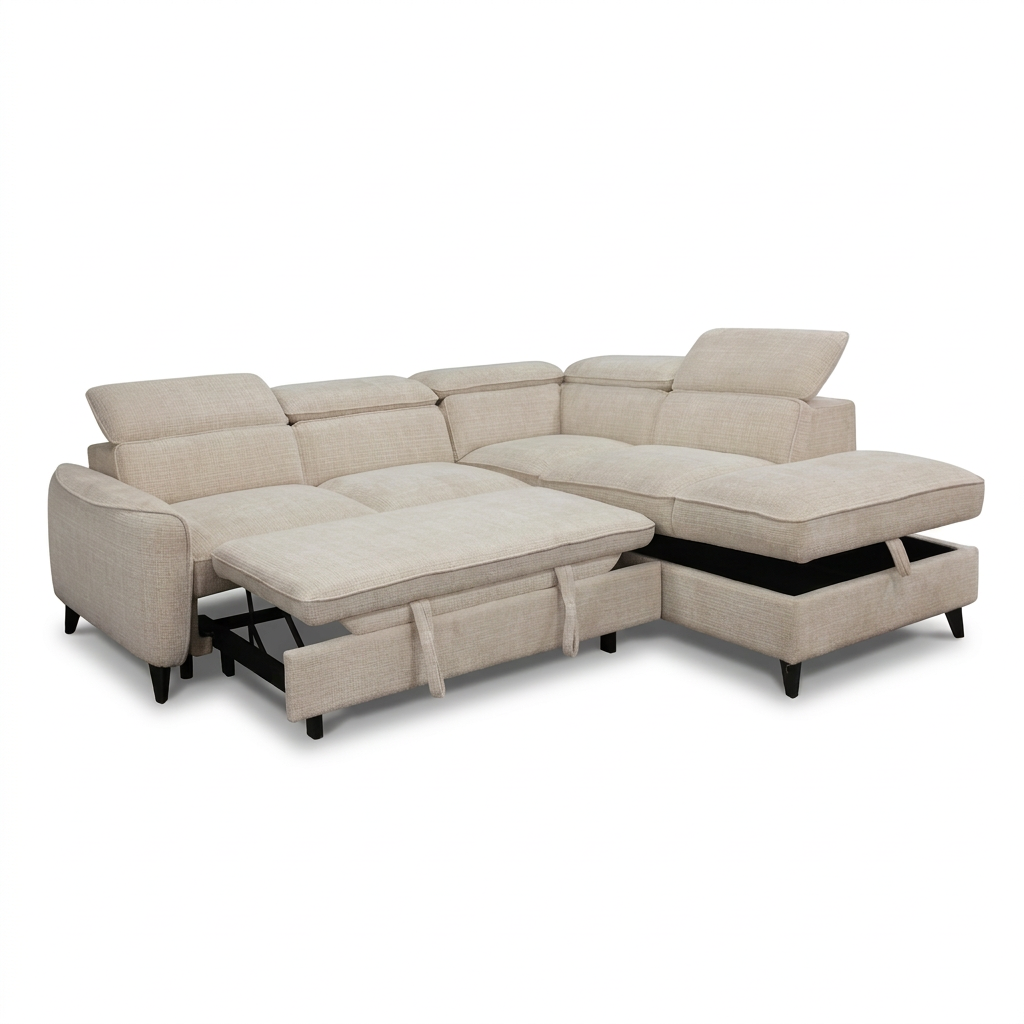 Selma Sofa Bed with Storage Chaise