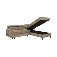 Selma Sofa Bed with Storage Chaise