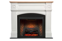 Windelsham Mantel 2kW Electric Fireplace | White Oak