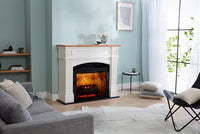 Windelsham Mantel 2kW Electric Fireplace | White Oak