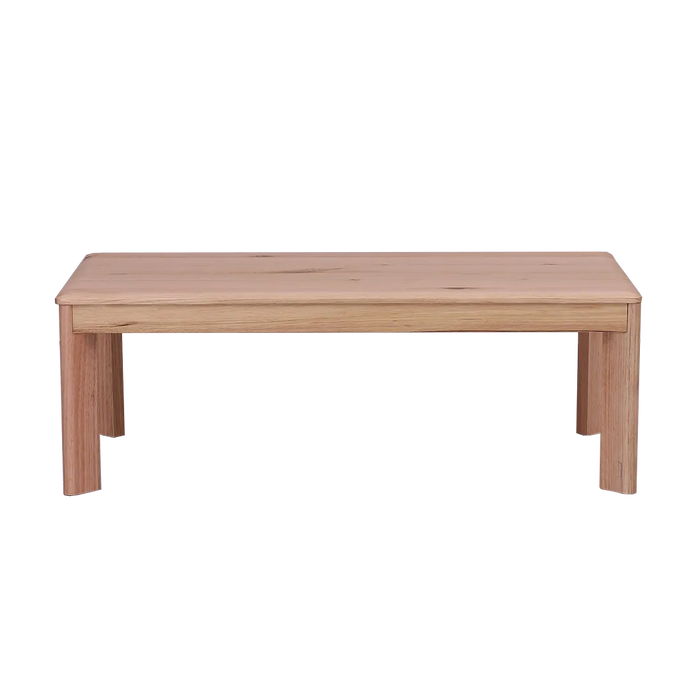Wooden table on a white background