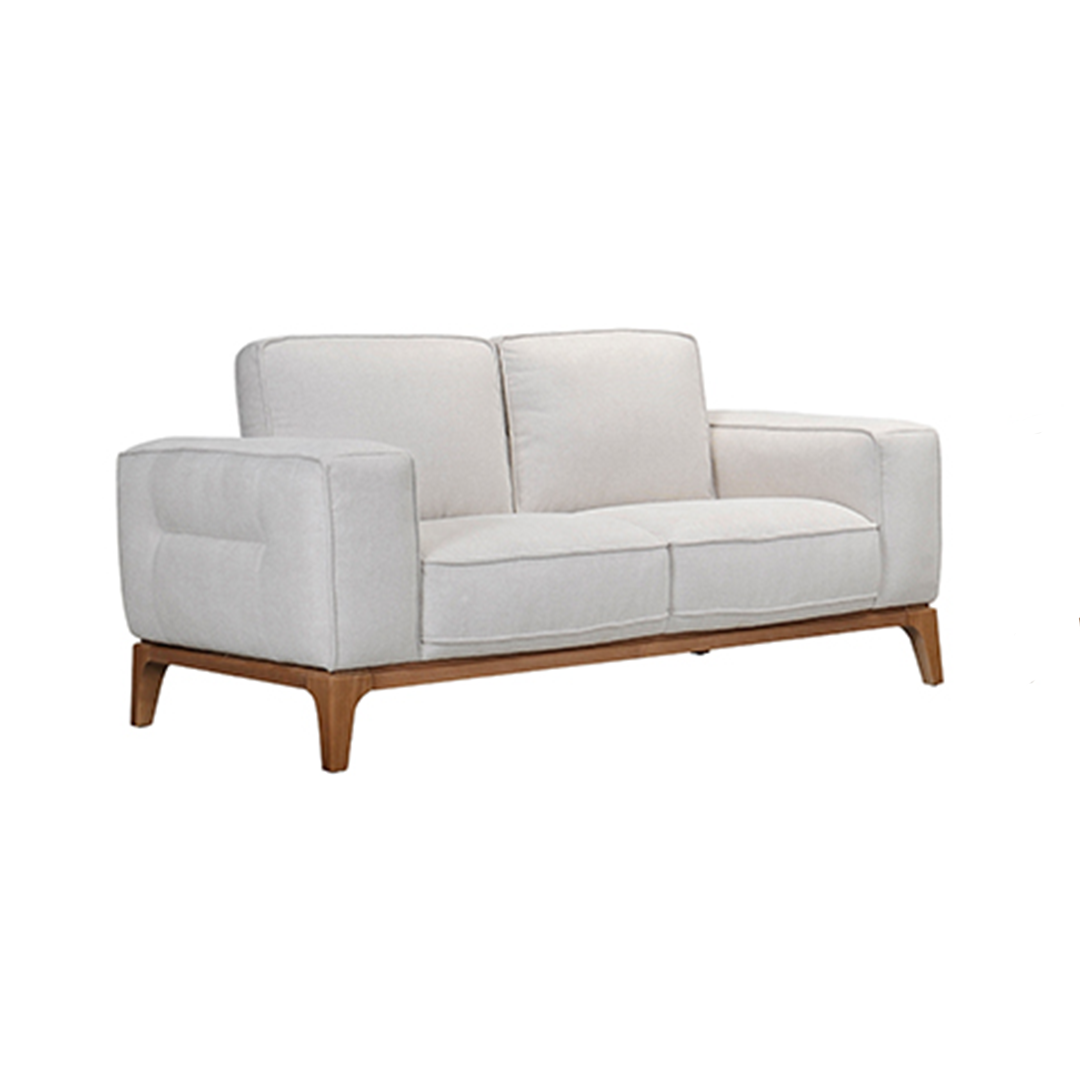 Apollo 2 Seater Leather Sofa | Moonlight