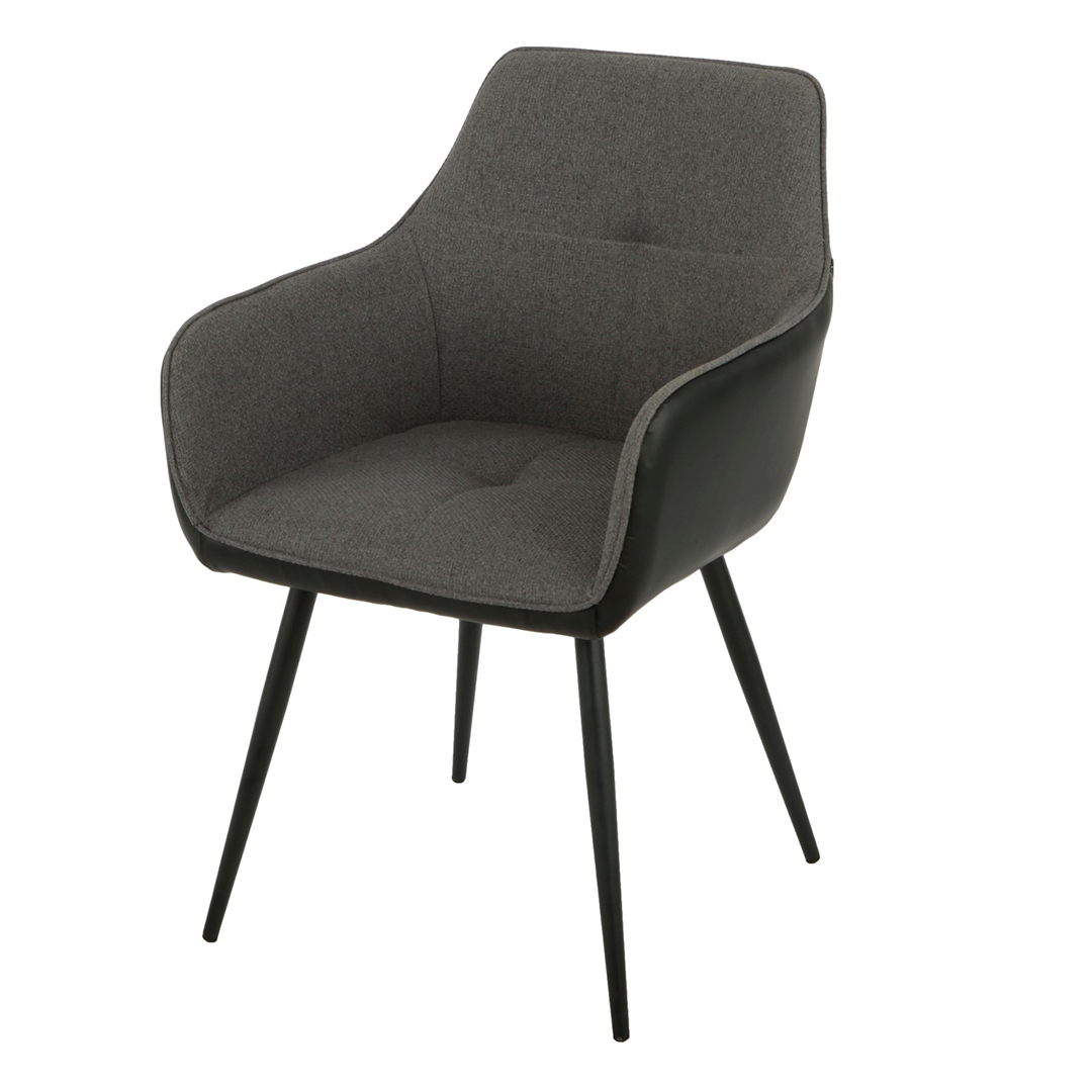 Apollo Dining Chair - Dark | Grey and Black