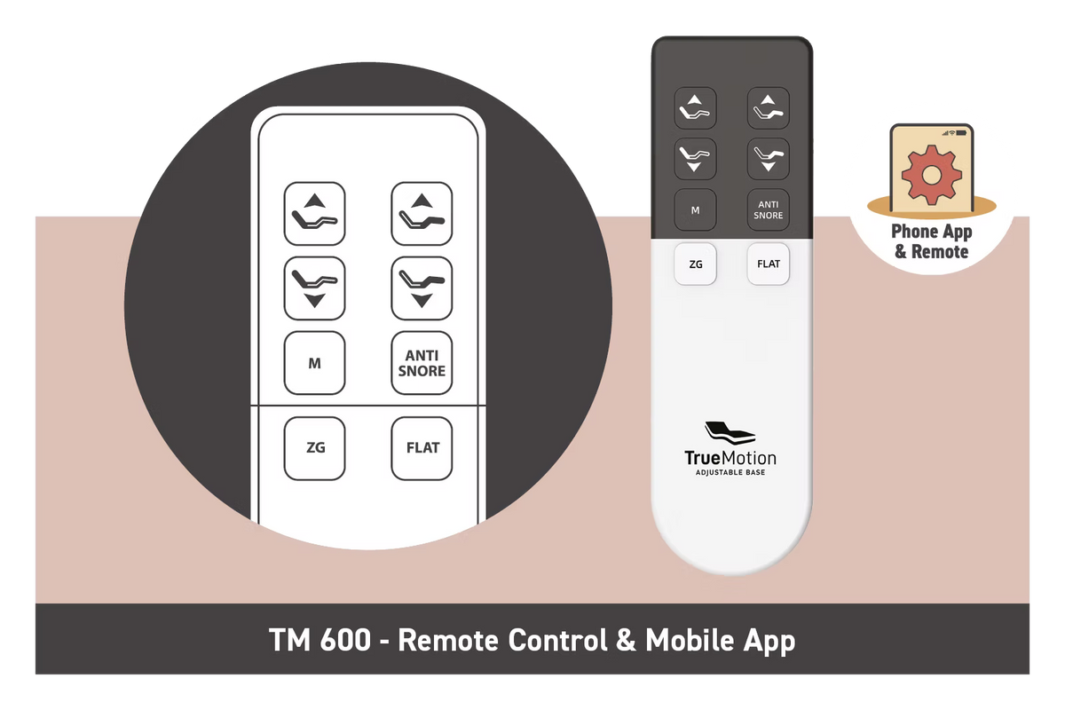 True Motion 600 Adjustable Base