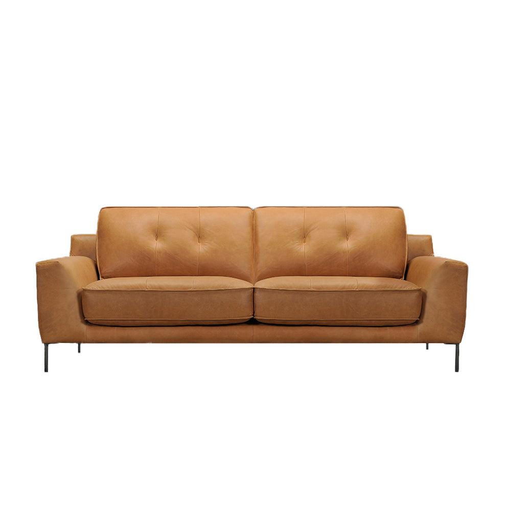 Roberto 3.5 Seater (Metal Leg) - Tan