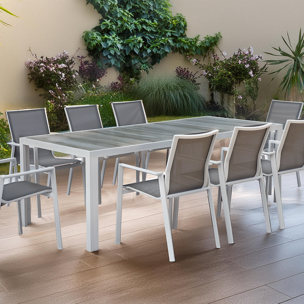 Ekaterina Outdoor Dining Table 2170 | White