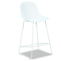 Gardenia Outdoor Bar Stool | White