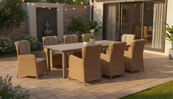 Florence 9-Piece Outdoor Dining Set