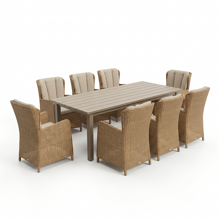Florence 9-Piece Outdoor Dining Set