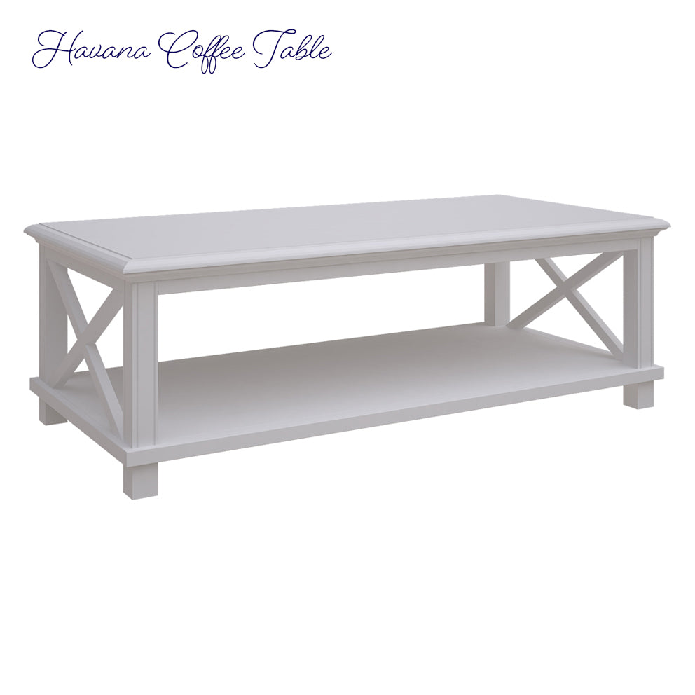 Havana Coffee Table with Shelf