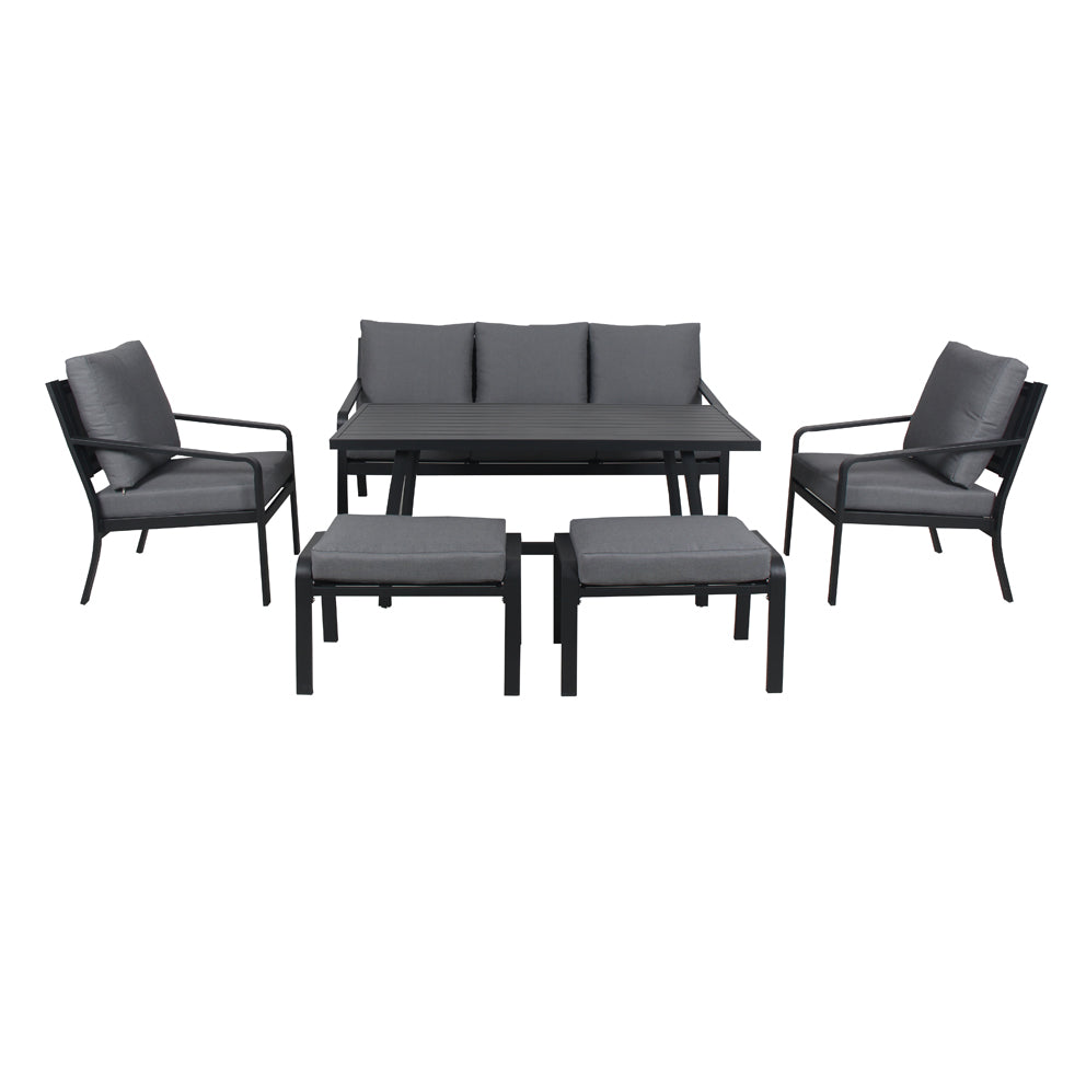 Kaskade Low Outdoor 6 pce Dining Setting