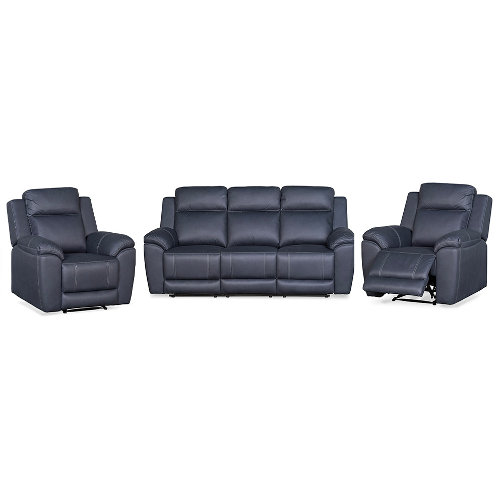 Lennox 3pce Recliner Lounge Suite | Manual