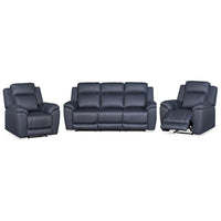 Lennox 3pce Recliner Lounge Suite | Manual