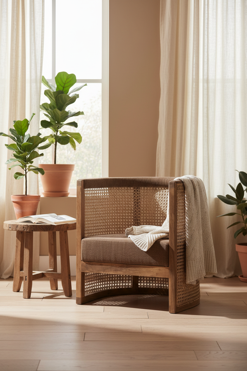 Louis Cane Chair