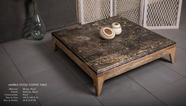 Marble Hood Coffee Table