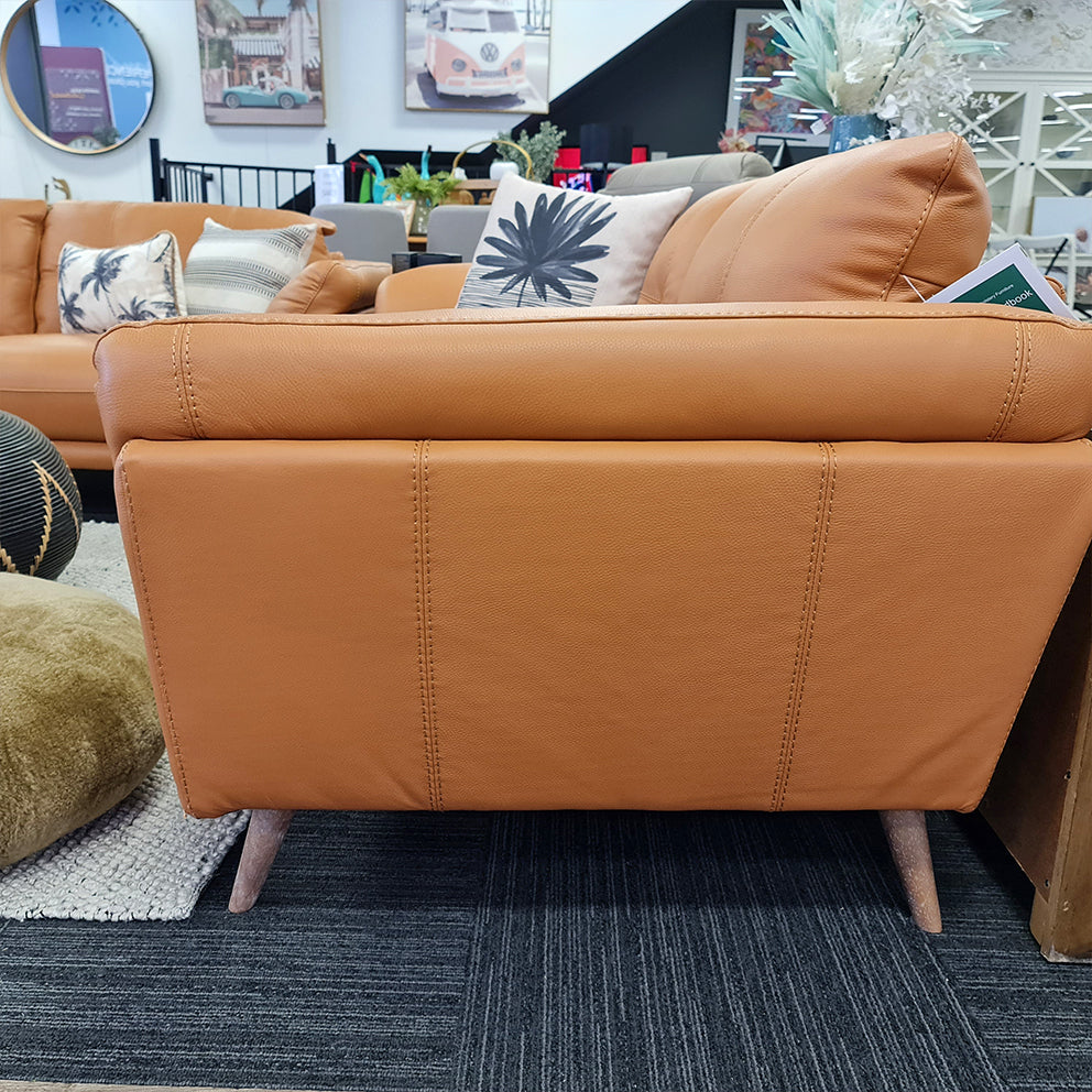 Maurice 2 Seater Leather Sofa | Marmalade