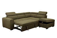 Odelia Corner Sofa Bed with Storage Ottoman