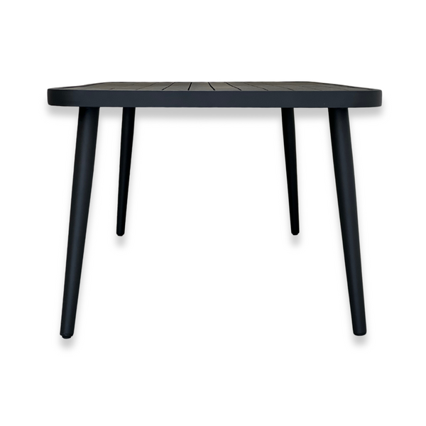 Java Black Outdoor Dining Table 1700 | Matte Black