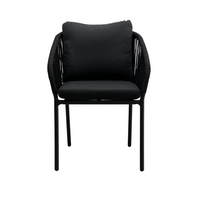 Java Black Outdoor Dining Chair