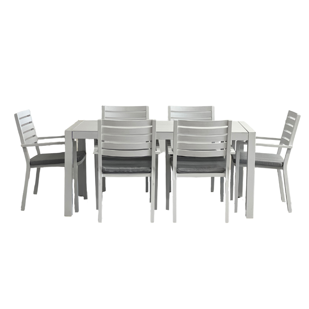 Mayfair Cushioned Outdoor Dining Chair White