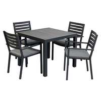 Matzo Outdoor Table Square 900 x 900 Grey