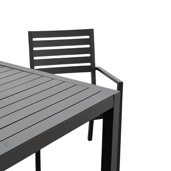 Matzo Outdoor Table Square 900 x 900 Grey