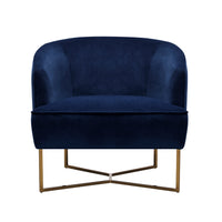 Romney Chair - Indigo Velvet