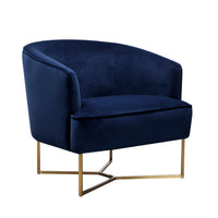 Romney Chair - Indigo Velvet