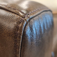 Surrey Leather 2 Seater Sofa | Syrup Brown