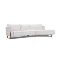 Swinford 3 Seater Chaise Sofa | Snow