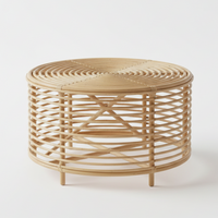 VERVE Cane Side Table