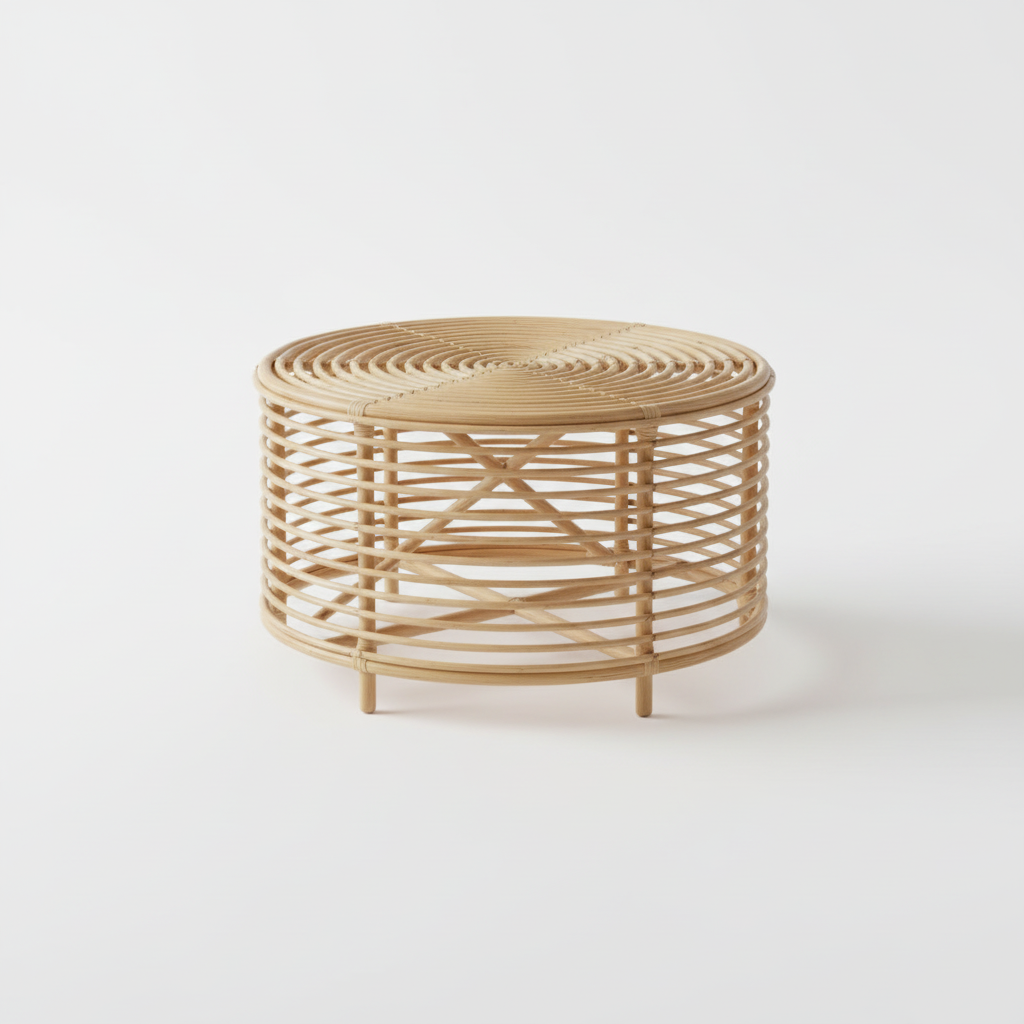 VERVE Cane Side Table