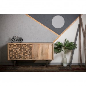Ethnic Coin Sliding sideboard