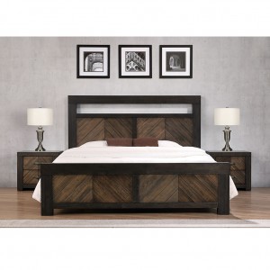 Tarsus king bed dresser and mirror suite