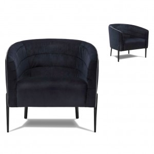 Zurich Chair Charcoal Leather