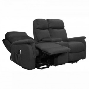 Ascot Dual Motor Loveseat with Center Console
