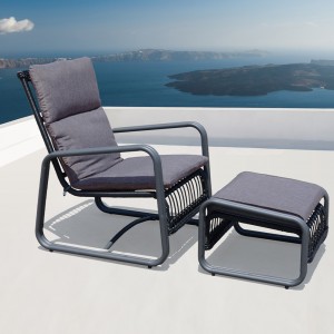 Bali outdoor chair and stool
