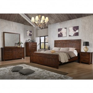 Maui Queen Bed Dresser and Mirror Suite